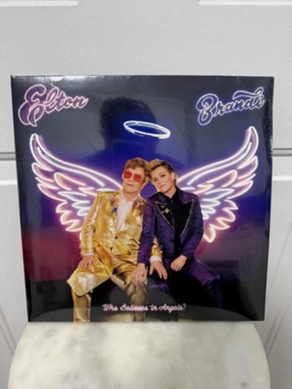 SEALED Elton John Brandi Carlile Purple Vinyl - Who Believes In Angels?